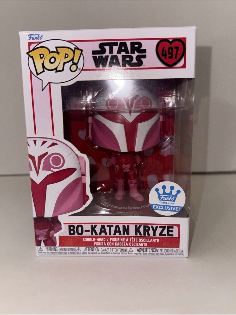 Funko Pop! Star Wars Bo-Katan Kryze #497 Valentine’s Day FUNKO SHOP EXCLUSIVE